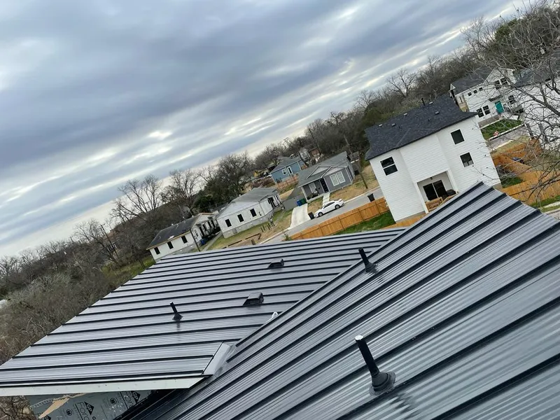 Standing seam metal roof panels with vents for Skylight Repair in Rio Linda